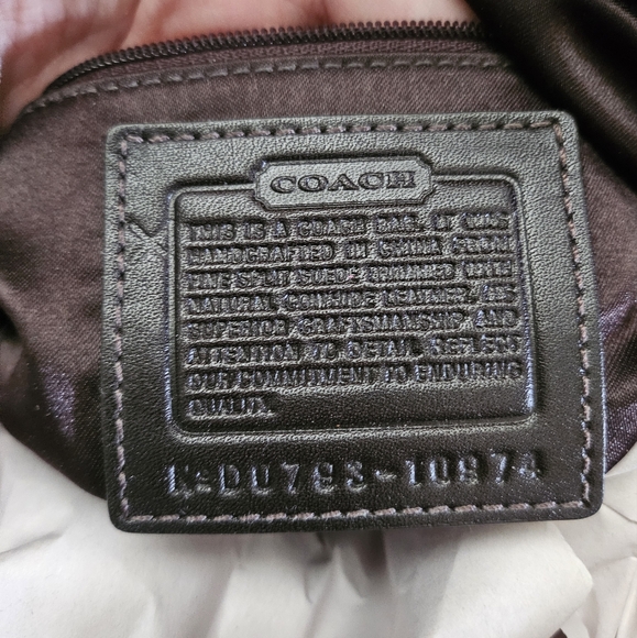 Coach patchwork hobo with turnlock 10974 from 2007 - Picture 11 of 12